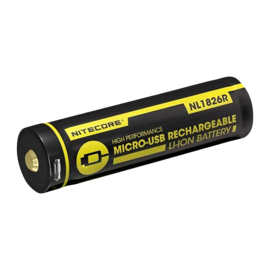 Nitecore 18650 NL1826R 2600mAh Li Ion batteri